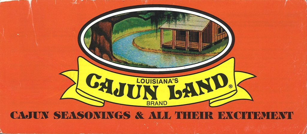 Front Cover of Cajun Land Mail Order Brochure 