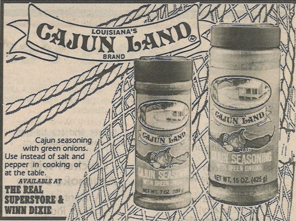 Cajun Land in the New Orleans Times Picayune 1988